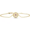 Diamond Point Geelgouden Armbanden|Armbanden Met Kleurstenen<Birthstones geelgouden armband paarse amethist (Februari)