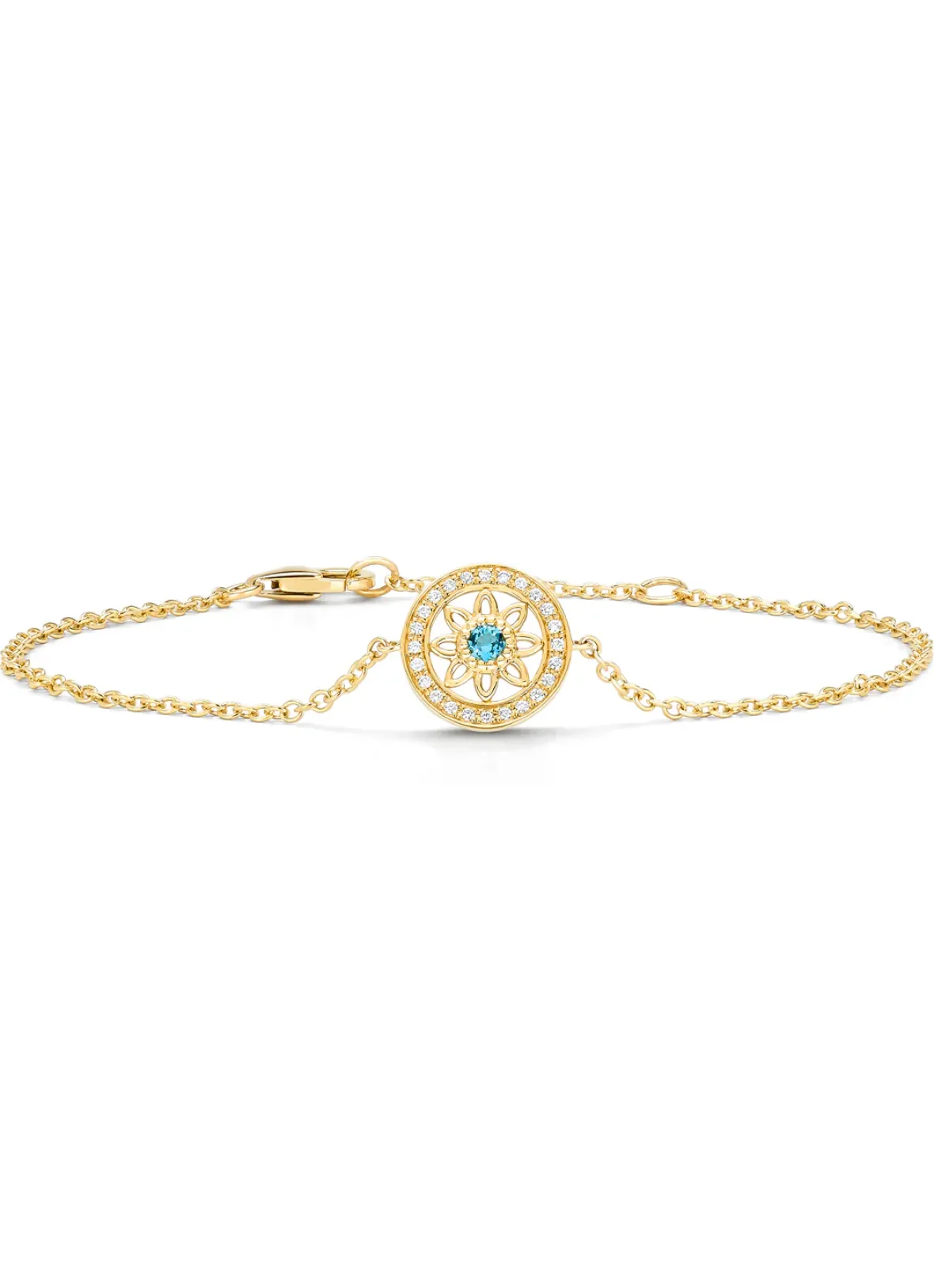 Diamond Point Geelgouden Armbanden|Armbanden Met Kleurstenen<Birthstones geelgouden armband topaas (December)