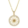Diamond Point Losse Hangers|Geelgouden Bruidssieraden<Birthstones geelgouden hanger citrien (November)