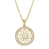 Diamond Point Losse Hangers|Geelgouden Bruidssieraden<Birthstones geelgouden hanger diamant (April)