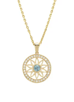 Diamond Point Losse Hangers|Geelgouden Bruidssieraden<Birthstones geelgouden hanger topaas (December)