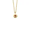 Diamond Point Colliers Met Kleurstenen<Birthstones gouden hanger met collier Juli
