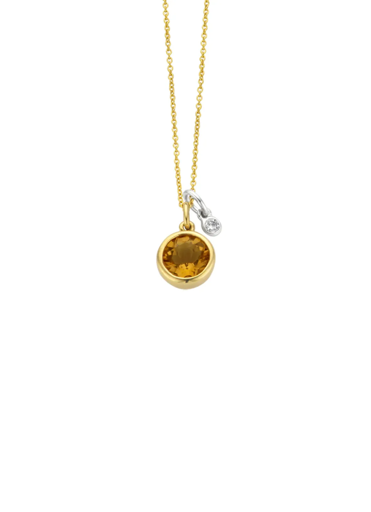 Diamond Point Colliers Met Kleurstenen<Birthstones gouden hanger met collier November