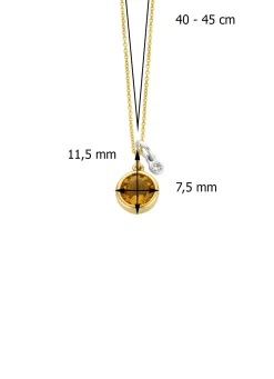 Diamond Point Colliers Met Kleurstenen<Birthstones gouden hanger met collier November