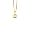 Diamond Point Colliers Met Kleurstenen<Birthstones gouden hanger met kleursteen Maart