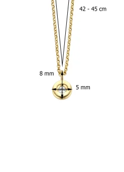 Diamond Point Colliers Met Kleurstenen<Birthstones gouden hanger met kleursteen Maart