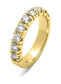 Diamond Point Alliance|Groeibriljant Ringen<Geelgouden alliance ring, 1.17 ct diamant, Groeibriljant