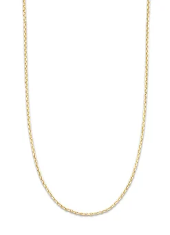 Diamond Point Geelgouden Colliers|Lengtecolliers<Geelgouden anker collier Timeless Treasures (45cm)