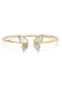 Diamond Point Geelgouden Armbanden|Diamanten Armbanden<Geelgouden armband, 0.24 ct diamant, Butterfly Kisses