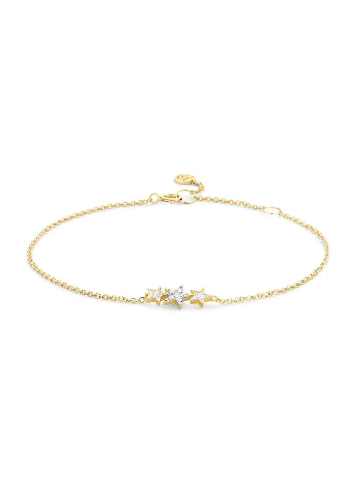 Diamond Point Geelgouden Armbanden|Diamanten Armbanden<Geelgouden armband, 0.07 ct diamant, Cosmic