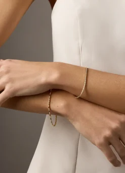 Diamond Point Geelgouden Armbanden|Diamanten Armbanden<Geelgouden armband, 0.32 ct diamant, Ensemble