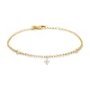 Diamond Point Geelgouden Armbanden|Diamanten Armbanden<Geelgouden armband, 0.13 ct diamant, Hearts & Arrows