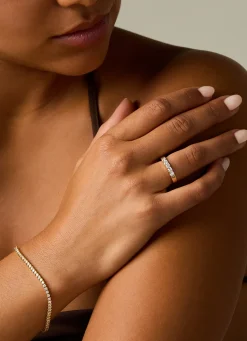 Diamond Point Geelgouden Armbanden|Diamanten Armbanden<Geelgouden armband, 2.00 ct diamant, Hearts & Arrows