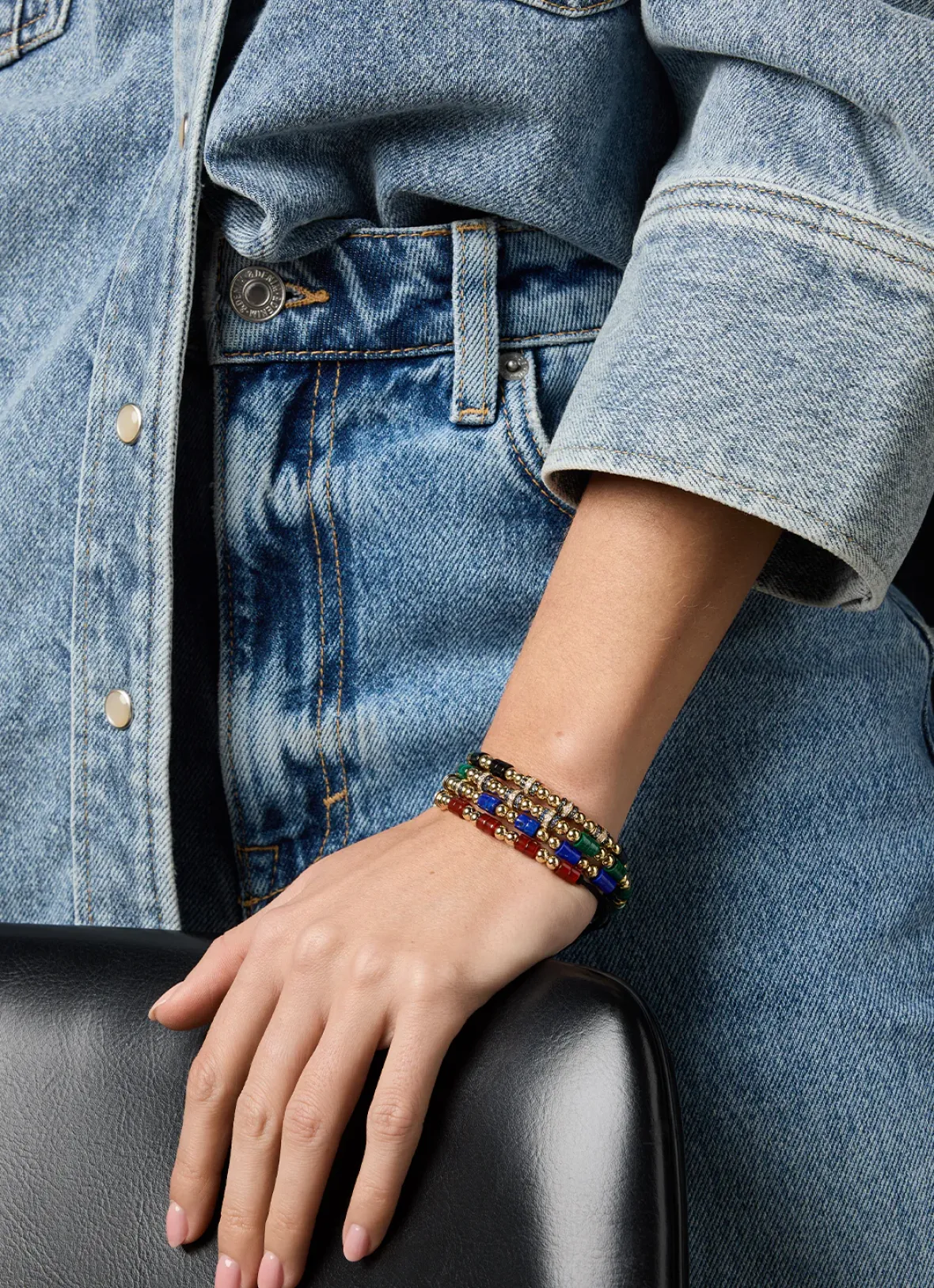 Diamond Point Geelgouden Armbanden|Armbanden Met Kleurstenen<Geelgouden armband, 12.60 ct lapis, Ensemble