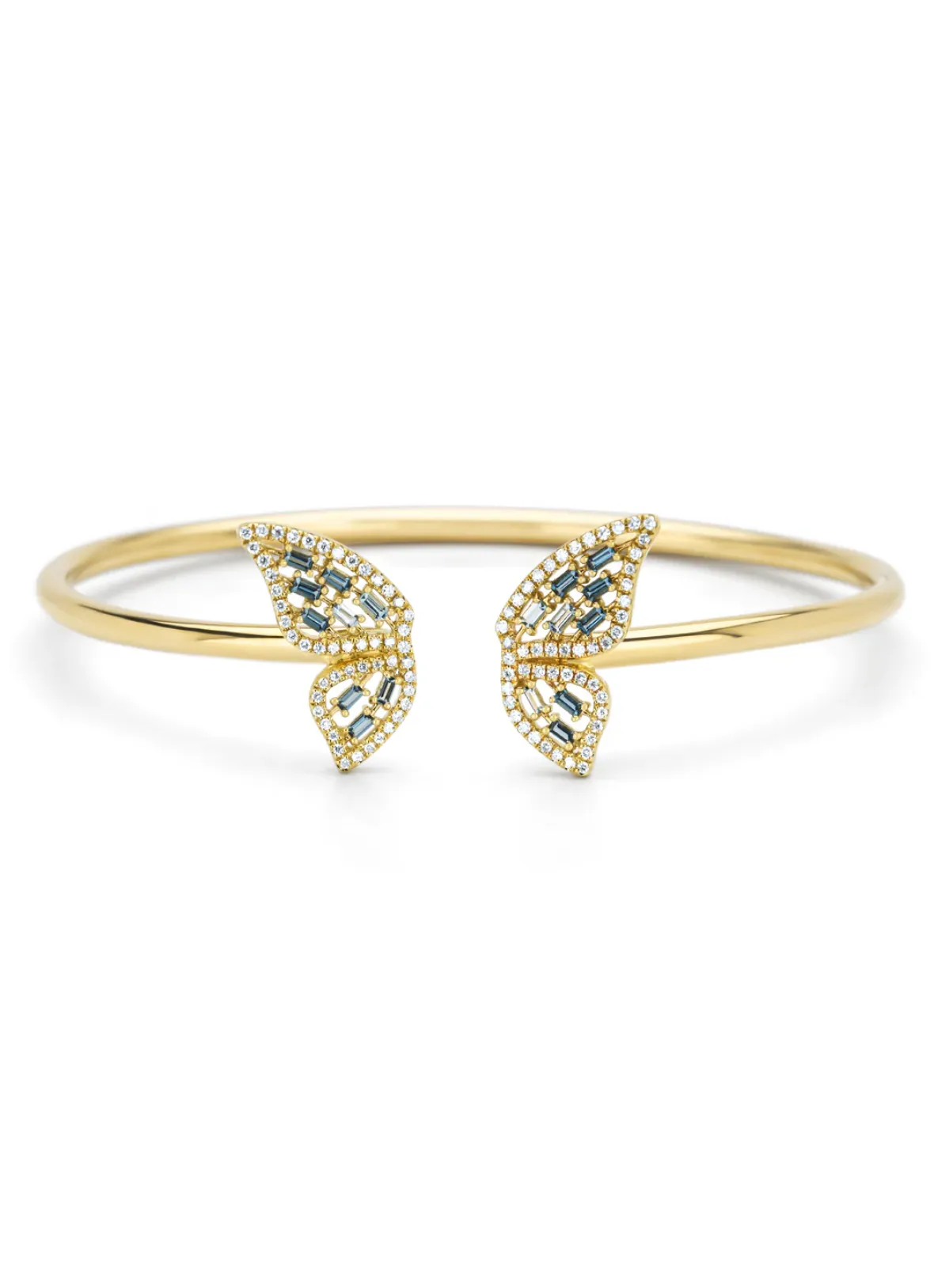 Diamond Point Geelgouden Armbanden|Armbanden Met Kleurstenen<Geelgouden armband, 0.13 ct london topaas, Butterfly Kisses