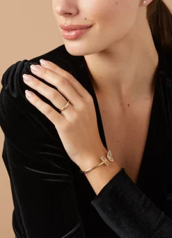 Diamond Point Geelgouden Armbanden|Armbanden Met Kleurstenen<Geelgouden armband, 0.13 ct london topaas, Butterfly Kisses