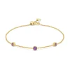 Diamond Point Geelgouden Armbanden|Armbanden Met Kleurstenen<Geelgouden armband, 0.32 ct paarse amethist, Joy