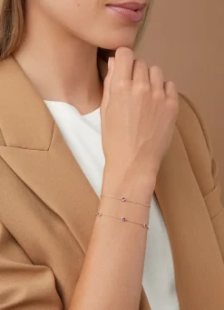 Diamond Point Geelgouden Armbanden|Armbanden Met Kleurstenen<Geelgouden armband, 0.11 ct paarse amethist, Joy