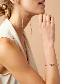 Diamond Point Geelgouden Armbanden|Armbanden Met Kleurstenen<Geelgouden armband, 0.29 ct rooktopaas, La Dolce Vita