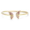 Diamond Point Geelgouden Armbanden|Armbanden Met Kleurstenen<Geelgouden armband, 0.36 ct roze saffier, Butterfly Kisses
