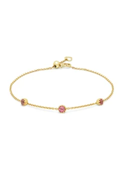 Diamond Point Geelgouden Armbanden|Armbanden Met Kleurstenen<Geelgouden armband, 0.36 ct roze toermalijn, Joy