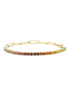 Diamond Point Geelgouden Armbanden|Armbanden Met Kleurstenen<Geelgouden armband, 0.28 ct topaas, Ensemble
