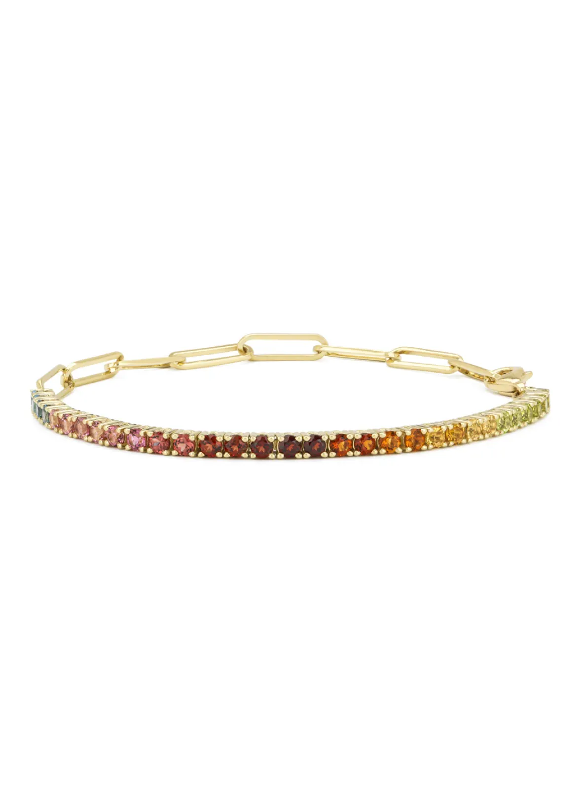 Diamond Point Geelgouden Armbanden|Armbanden Met Kleurstenen<Geelgouden armband, 0.28 ct topaas, Ensemble