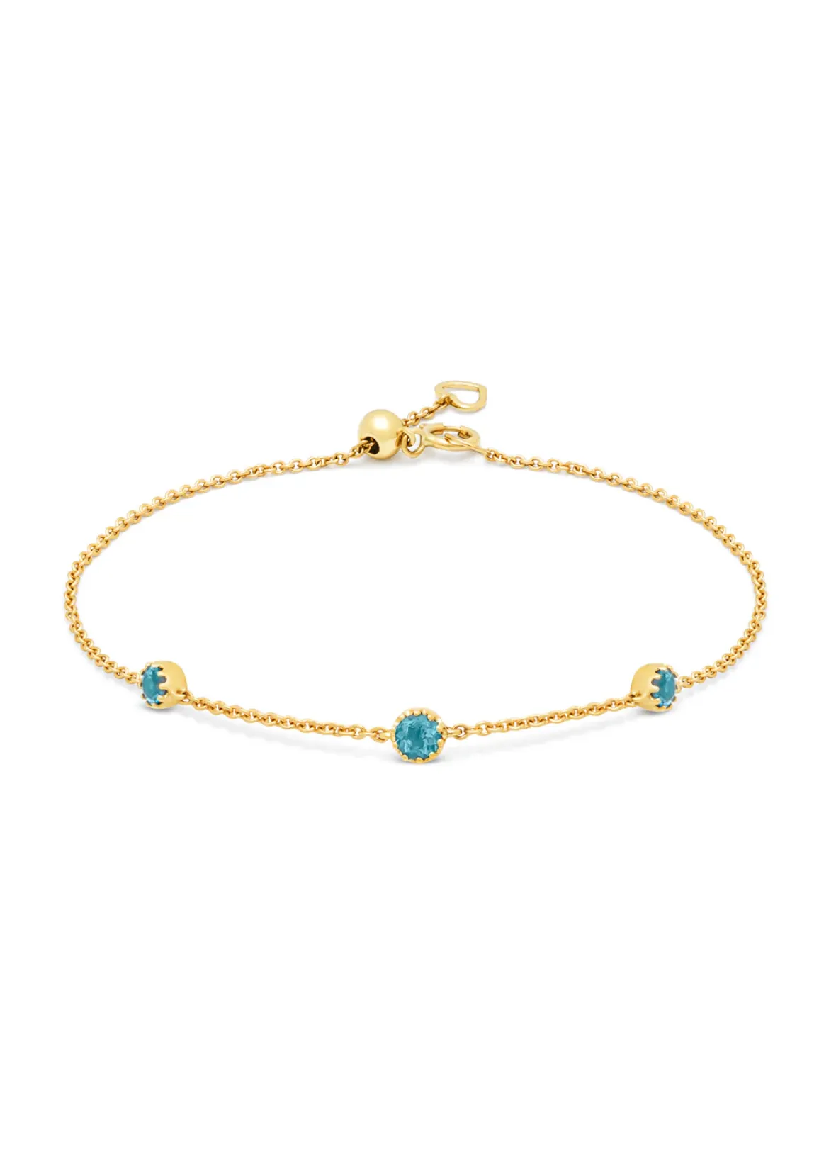Diamond Point Geelgouden Armbanden|Armbanden Met Kleurstenen<Geelgouden armband, 0.42 ct topaas, Joy