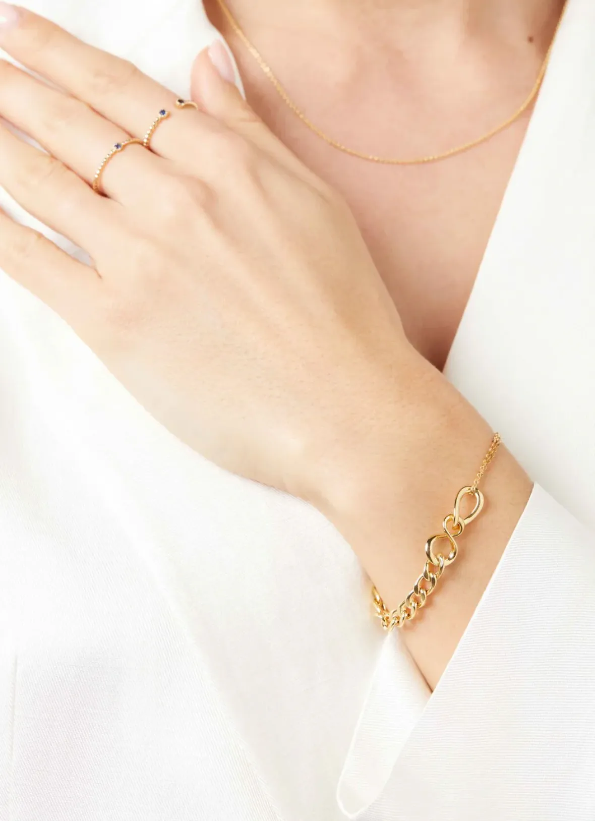 Diamond Point Geelgouden Armbanden|Schakelarmbanden<Geelgouden armband Timeless Treasures