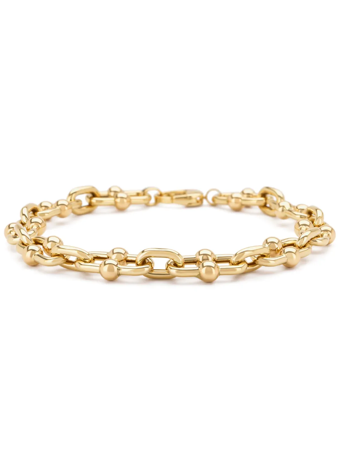 Diamond Point Geelgouden Armbanden|Schakelarmbanden<Geelgouden armband Timeless Treasures 19 cm