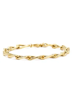 Diamond Point Geelgouden Armbanden|Schakelarmbanden<Geelgouden armband Timeless Treasures 21 cm