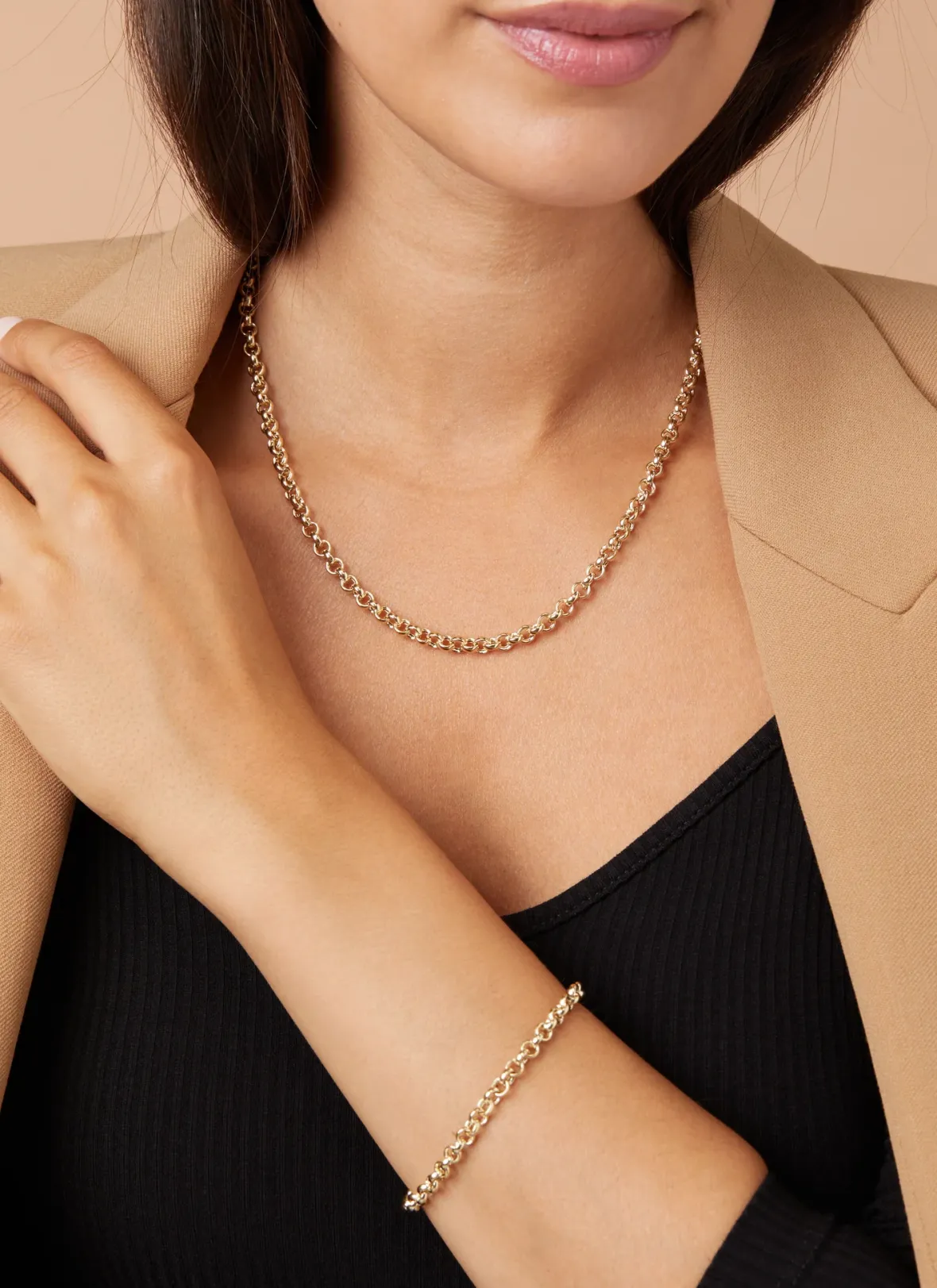Diamond Point Geelgouden Armbanden|Geelgouden Bruidssieraden<Geelgouden armband Timeless Treasures 18 cm