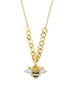 Diamond Point Geelgouden Colliers|Colliers Met Kleurstenen<Geelgouden collier, 0.18 ct citrien, Queen Bee