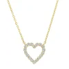 Diamond Point Geelgouden Colliers|Diamanten Colliers<Geelgouden collier, 0.25 ct diamant, Hearts & Arrows
