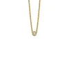 Diamond Point Geelgouden Colliers|Diamanten Colliers<Geelgouden collier, 0.05 ct diamant, Joy