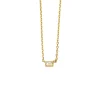 Diamond Point Geelgouden Colliers|Diamanten Colliers<Geelgouden collier, 0.05 ct diamant, Joy