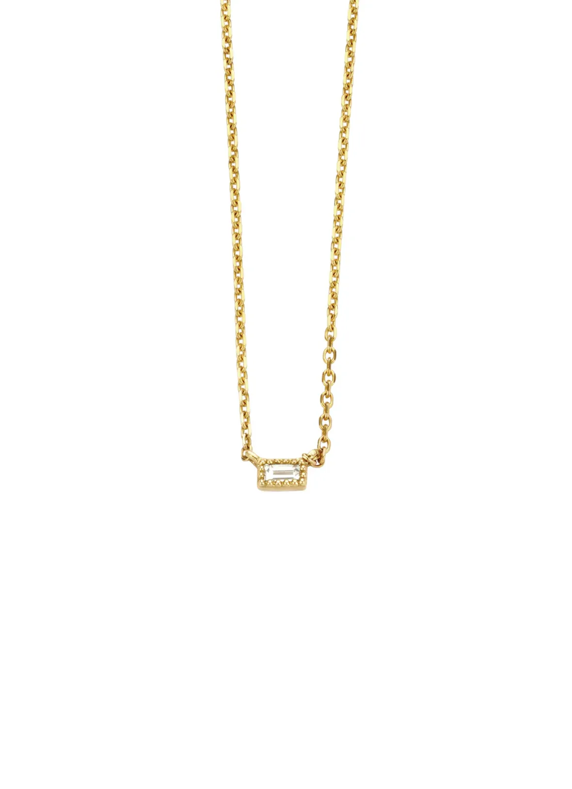 Diamond Point Geelgouden Colliers|Diamanten Colliers<Geelgouden collier, 0.05 ct diamant, Joy