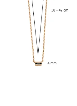 Diamond Point Geelgouden Colliers|Diamanten Colliers<Geelgouden collier, 0.05 ct diamant, Joy