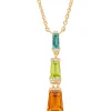 Diamond Point Geelgouden Colliers|Colliers Met Kleurstenen<Geelgouden collier, 0.32 ct peridoot, Gallery