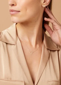 Diamond Point Geelgouden Colliers|Fijne Colliers<Geelgouden collier Marigold