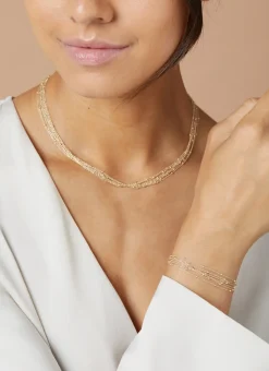 Diamond Point Geelgouden Colliers|Fijne Colliers<Geelgouden collier Marigold