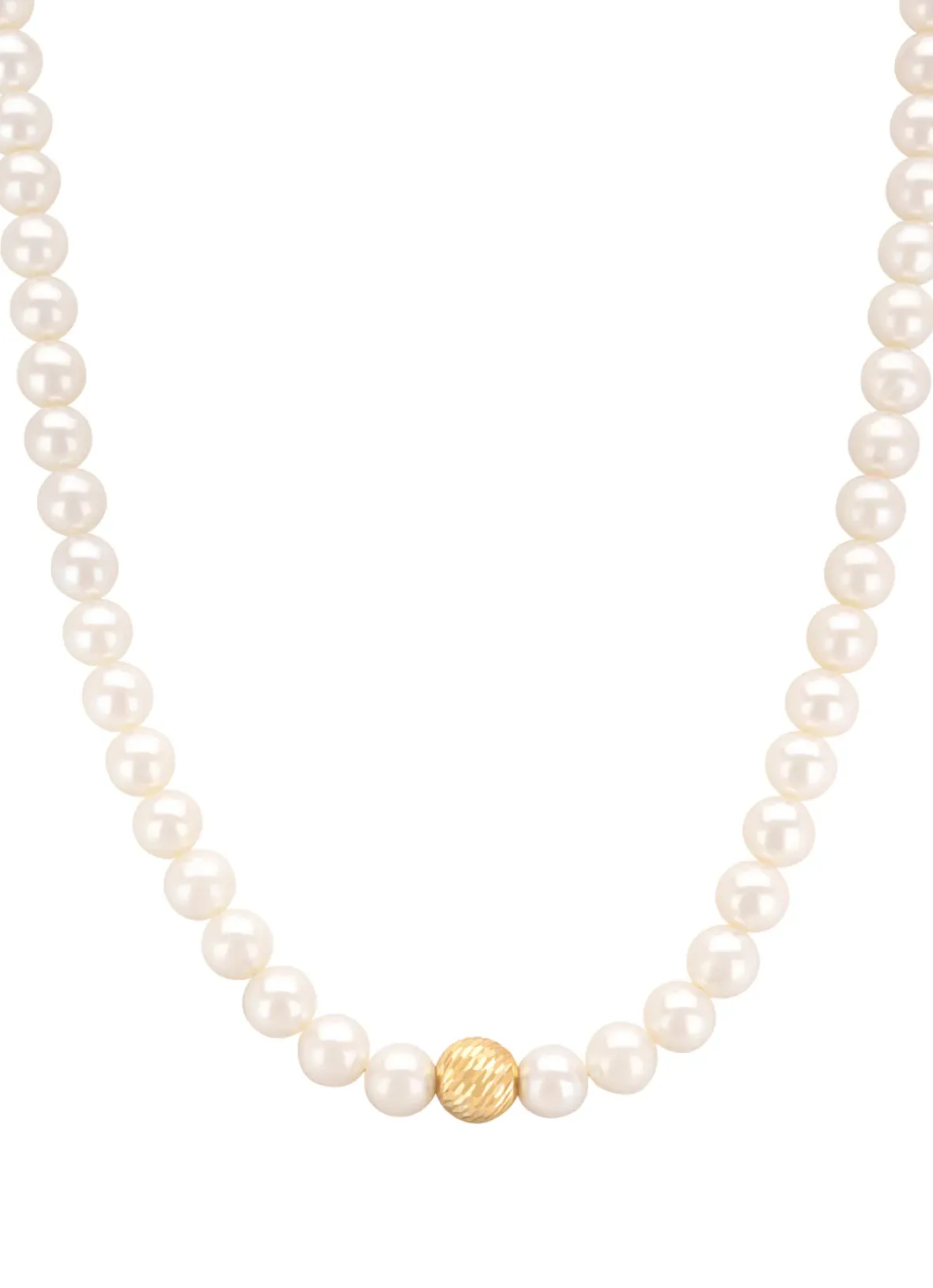 Diamond Point Geelgouden Colliers|Parelkettingen<Geelgouden collier Rivièra