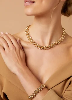 Diamond Point Geelgouden Colliers|Exclusieve Colliers<Geelgouden collier Timeless Treasures