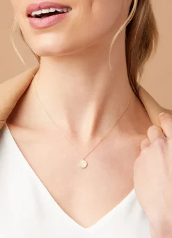 Diamond Point Geelgouden Colliers|Diamanten Colliers<Geelgouden collier, Zodiac-Capricorn (Steenbok)
