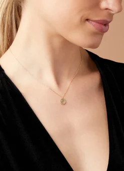 Diamond Point Geelgouden Colliers|Diamanten Colliers<Geelgouden collier, Zodiac-Gemini (Tweeling)