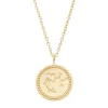 Diamond Point Geelgouden Colliers|Diamanten Colliers<Geelgouden collier, Zodiac-Sagittarius (Boogschutter)