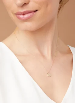 Diamond Point Geelgouden Colliers|Diamanten Colliers<Geelgouden collier, Zodiac-Scorpio (Schorpioen)
