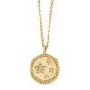 Diamond Point Geelgouden Colliers|Diamanten Colliers<Geelgouden collier, Zodiac-Stars
