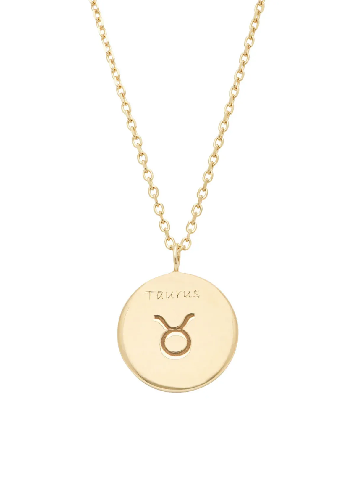 Diamond Point Geelgouden Colliers|Diamanten Colliers<Geelgouden collier, Zodiac-Taurus (Stier)
