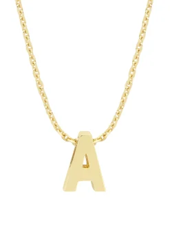 Diamond Point Letter Hangers|Losse Hangers<Geelgouden hanger A, Alphabet